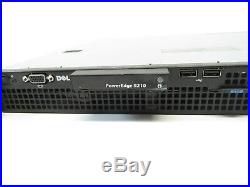 Dell Poweredge R210 Server Intel i3-2100 3.10 GHz 4GB RAM Perc S100 1x 250W PSU