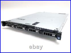 Dell Poweredge R430 4-Bay 1U Server 2 Intel Xeon E5-2620 v3 2.40Ghz 128GB No HD