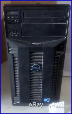 - Dell T310 PowerEdge server(E09S, JC4KT) DUAL CORE X3440 CPU 12GB RAM, NO HDD