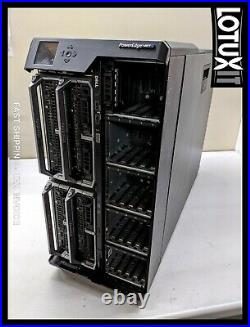 Dell VRTX with 4x M630 6x E5-2660V3 2X E5-2680V3 512GB RAM PassThru Bezel