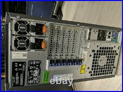 Dell poweredge t420 dual e5-2450l 32gb ram 16 core 2750w psu h310 tower server