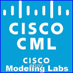 EVE-NG Server + Cisco CML-2 Network Lab Dell R620 32GB with VMware ESXi CCNA CCNP