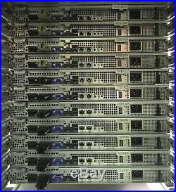 LOT OF 10 DELL POWEREDGE R210II SERVER With E3-1240 3.3GHZ QC 8GB 1x250GB
